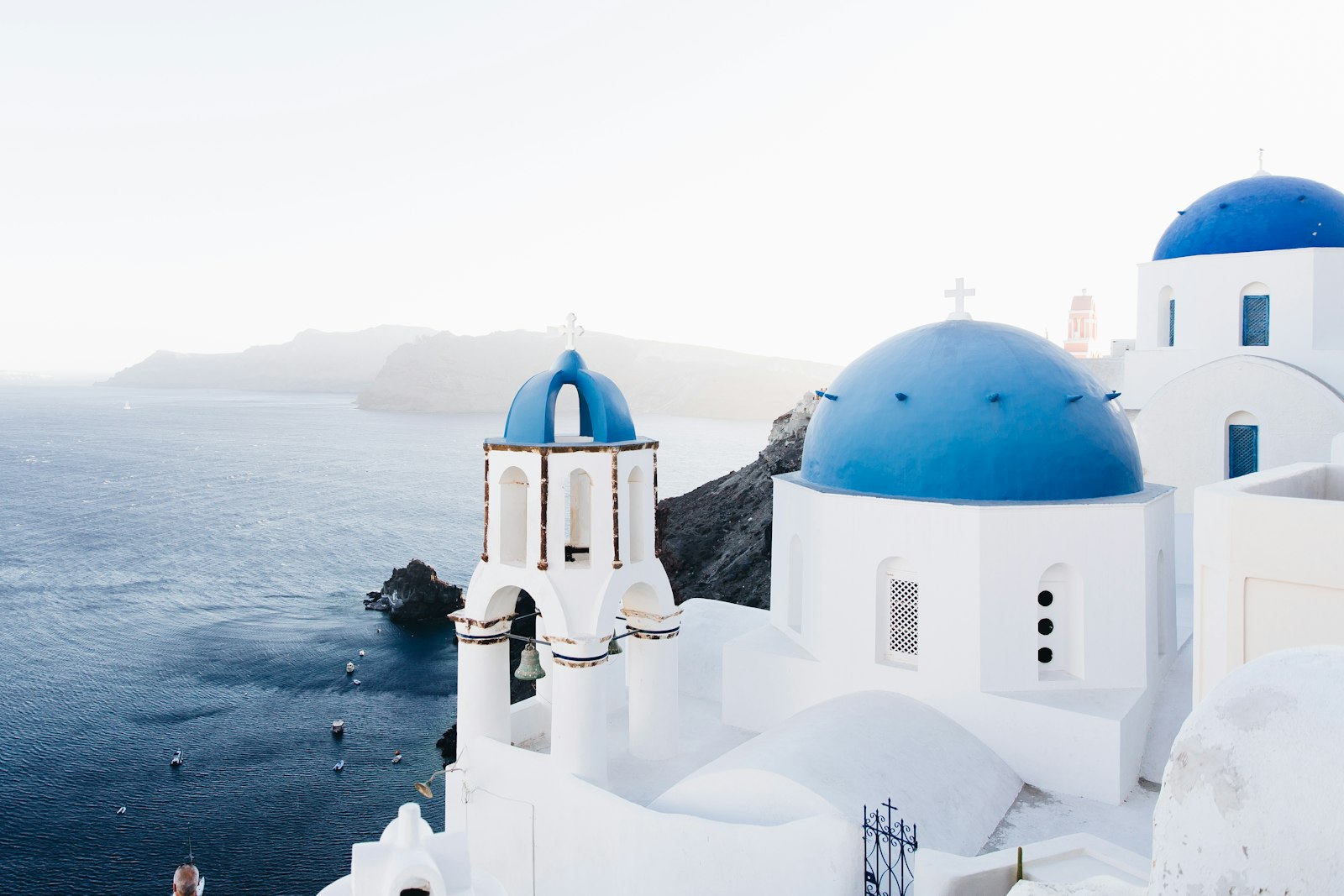 Couple portrait over the Aegean